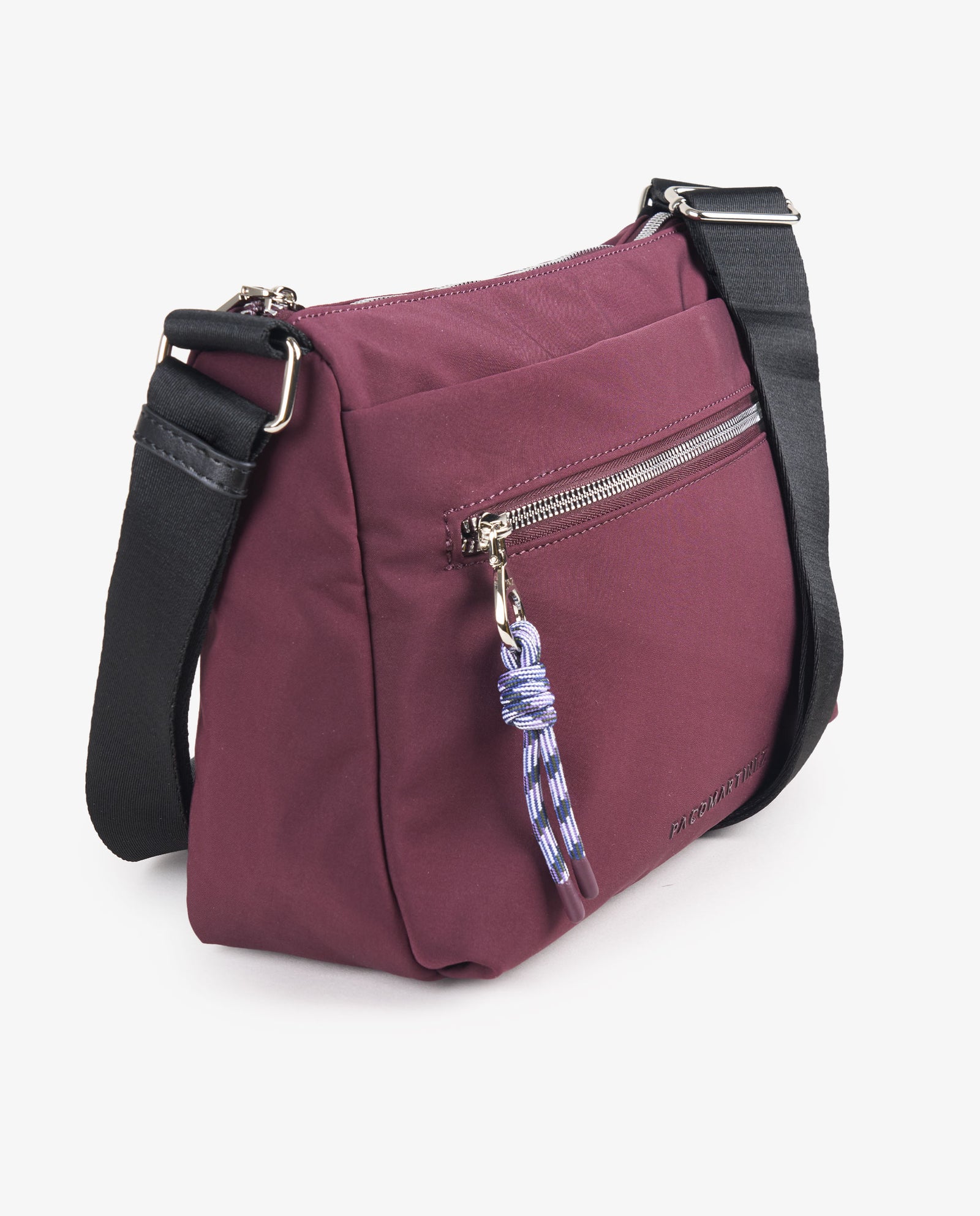 BANDOLERA CHARM BURDEOS