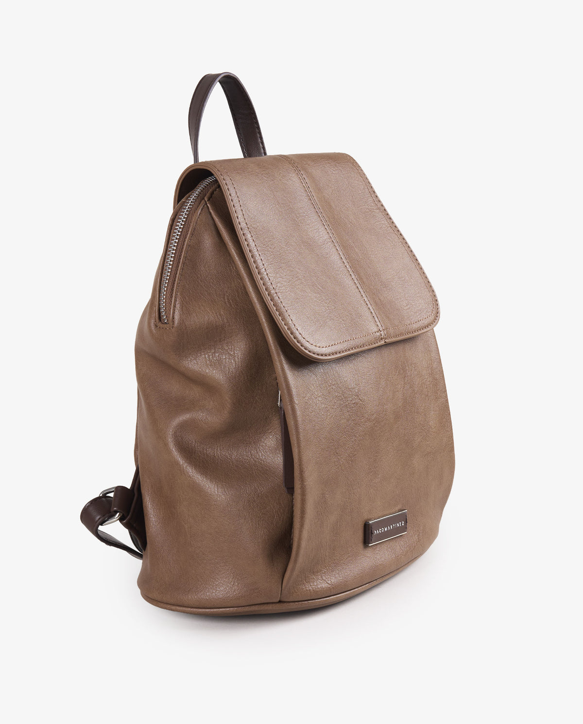 MOCHILA SOLAPA CAMEL