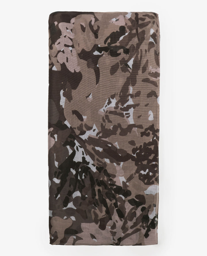 LARGE PLEATED SCARF