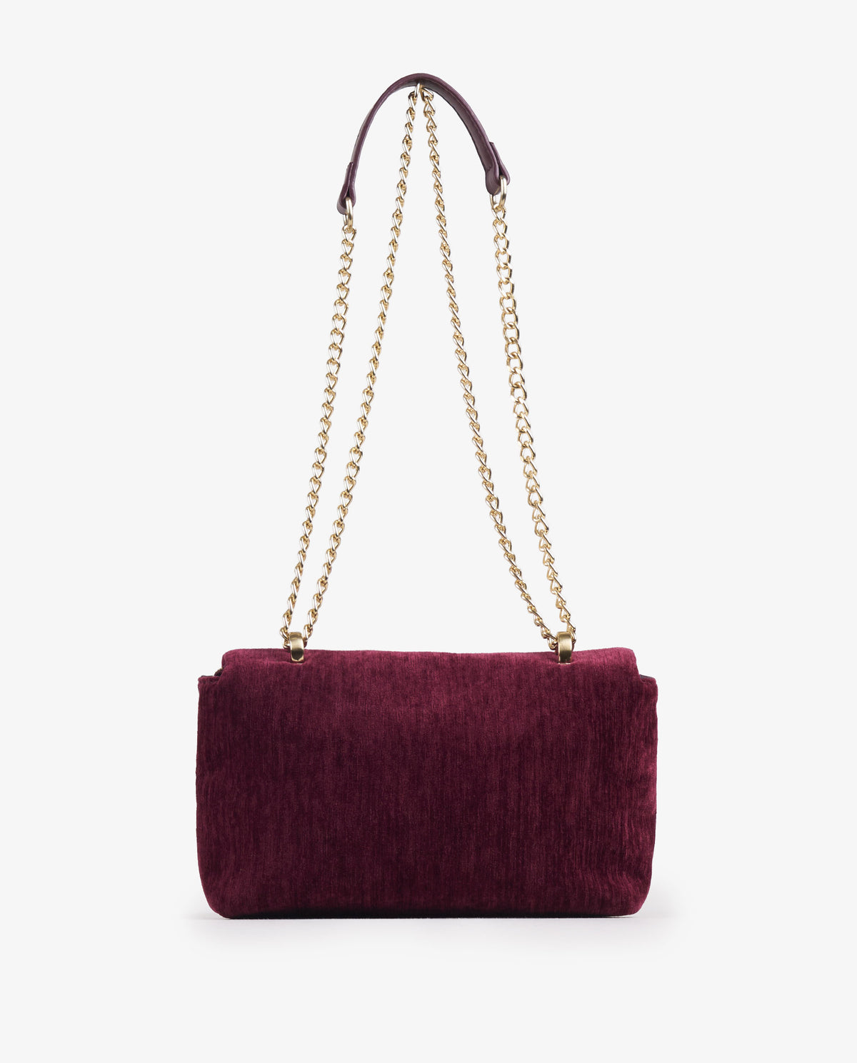 FLAP VELVET BURDEOS