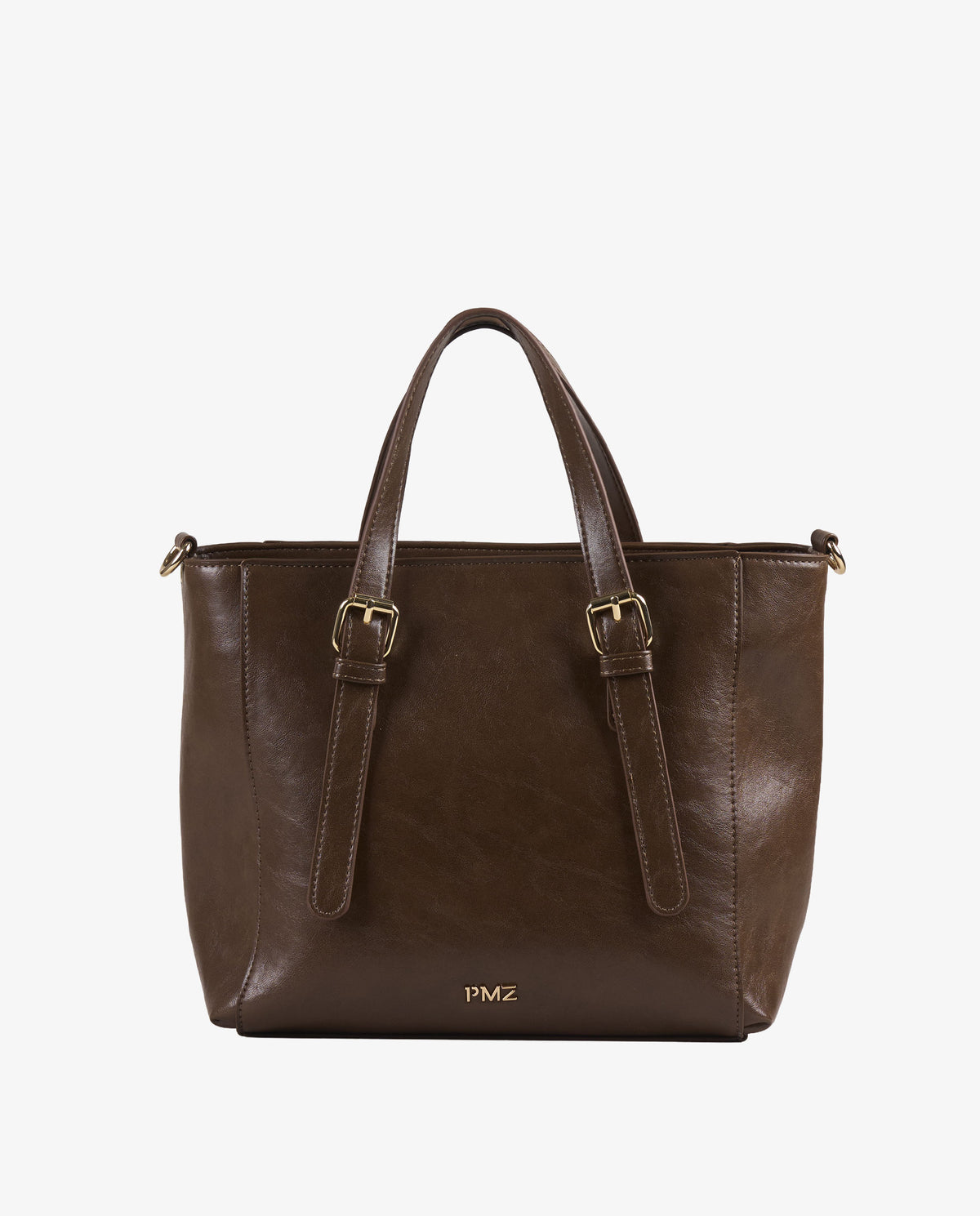 TOTE BRILLO MARRÓN