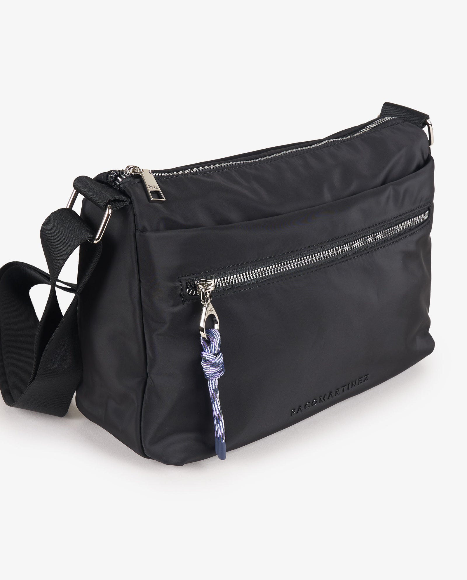 BANDOLERA CHARM NEGRO