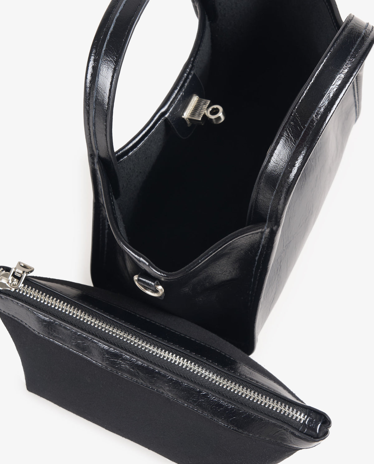 TOTE MINI BROCHE NEGRO