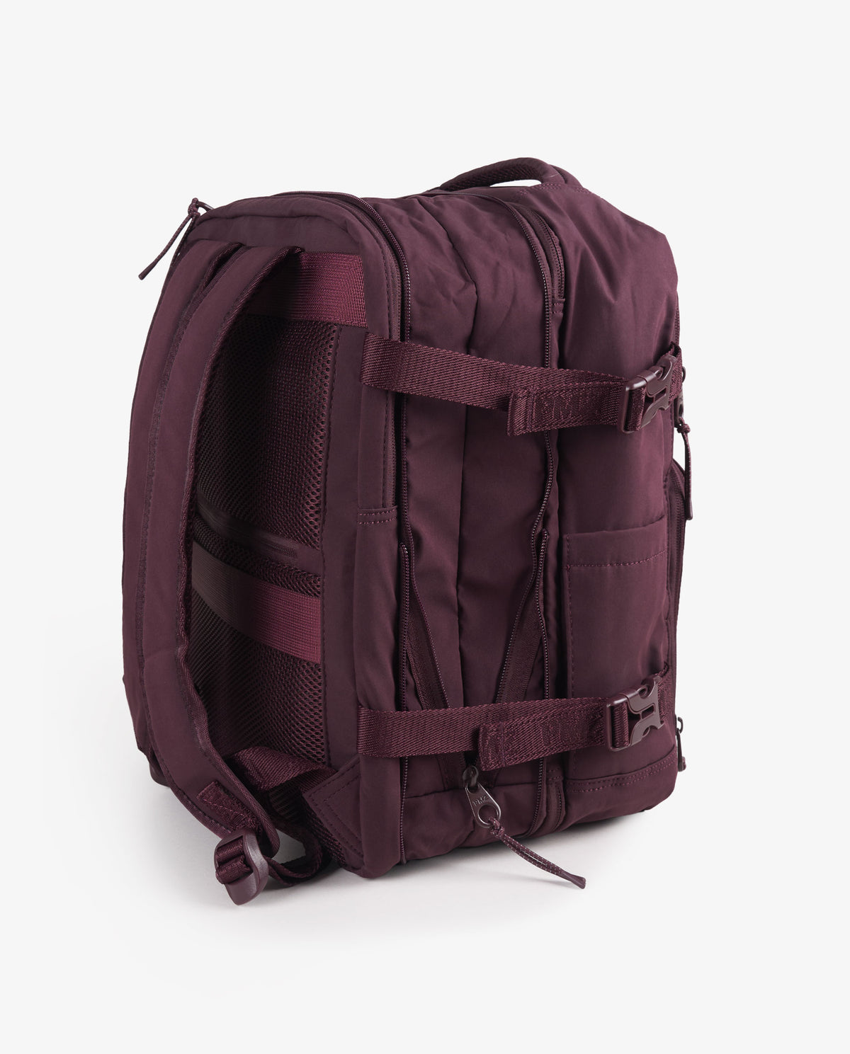 MOCHILA TRAVELLER BOLSILLOS BURDEOS