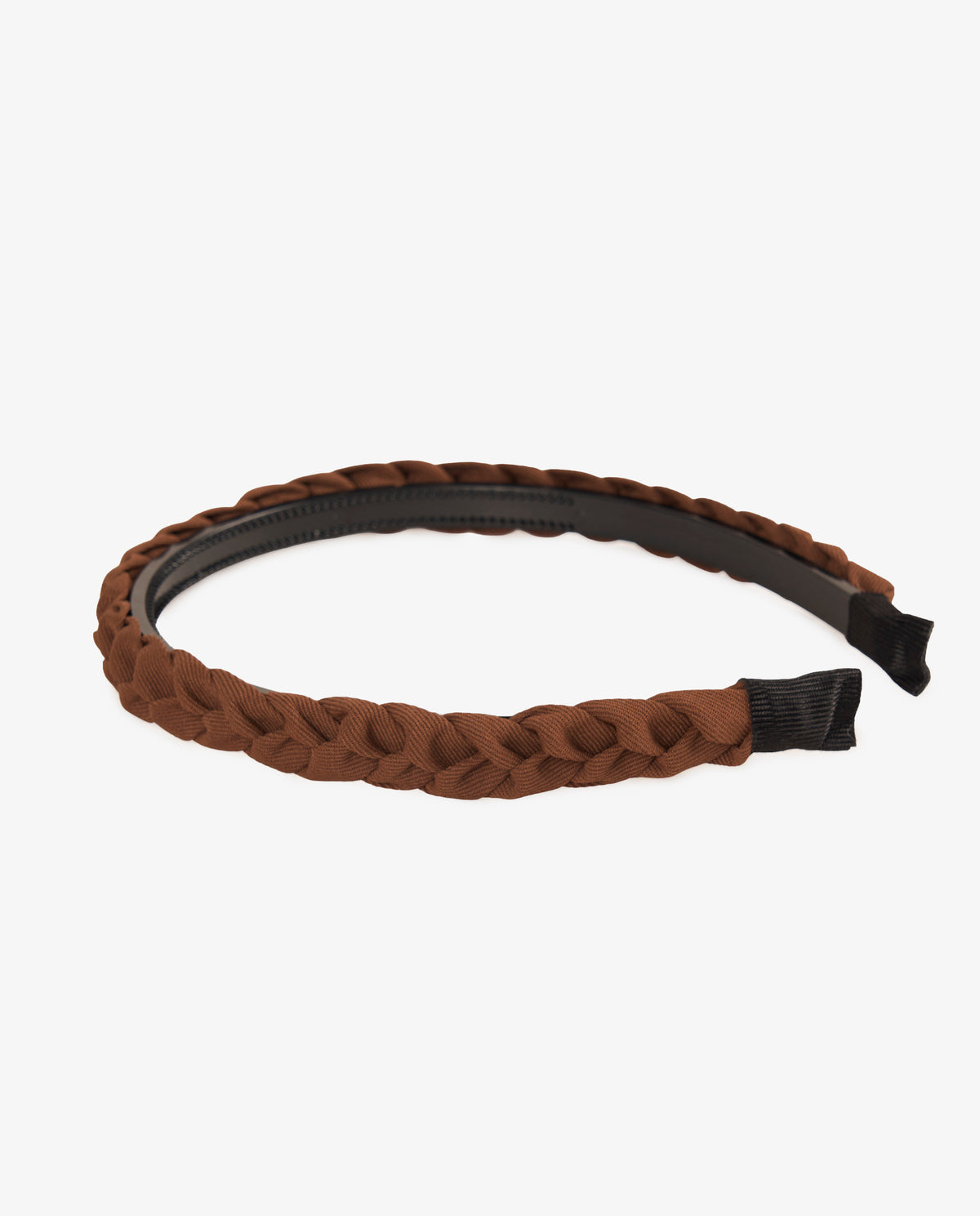 DIADEMA TRENZADO MARRÓN