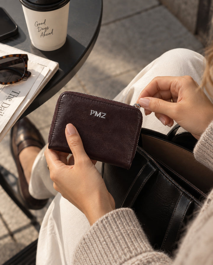 STUDDED COIN PURSE