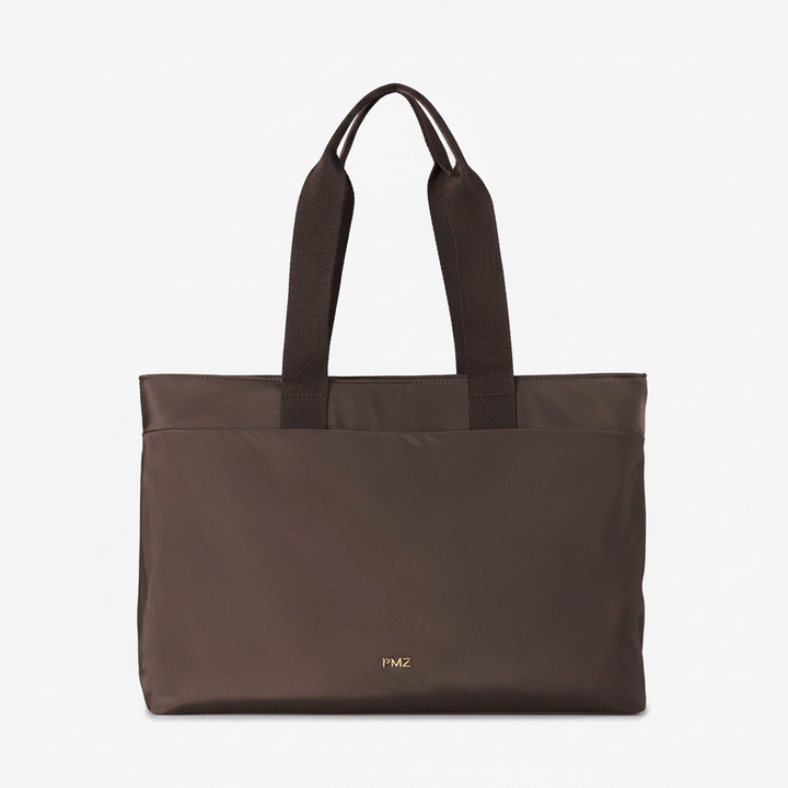 SHOPPER NYLON MARRÓN